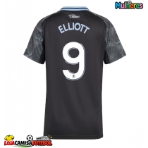 Camisa de Futebol Aston Villa Harvey Elliott #9 Equipamento Secundário Mulheres 2025-26 Manga Curta